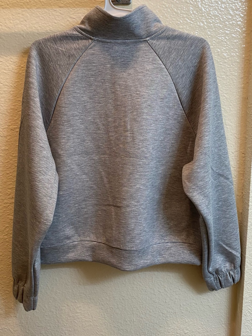 Light Gray Zip-Front Jacket - Picture 3 of 4